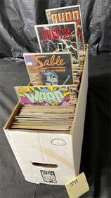 Long Box of First Comics & 80's Indy Comicw