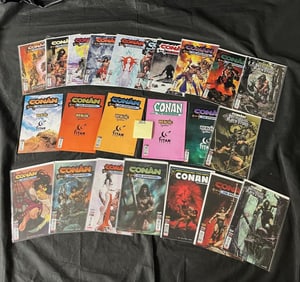 Conan the Barbarian Titan Comic Lot w/Variants
