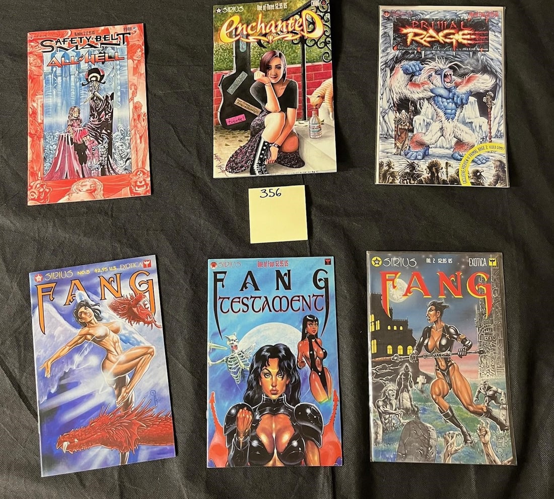 Sirius Comic Book Lot w/ Fang (1 of 1)