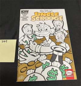 Signed & Colored Multi-Character Uncle Scrooge