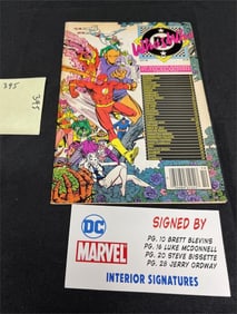 4 X's Signed DC Who's Who Comic Book
