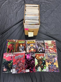 Short Box of Modern Age Marvel Comic Books