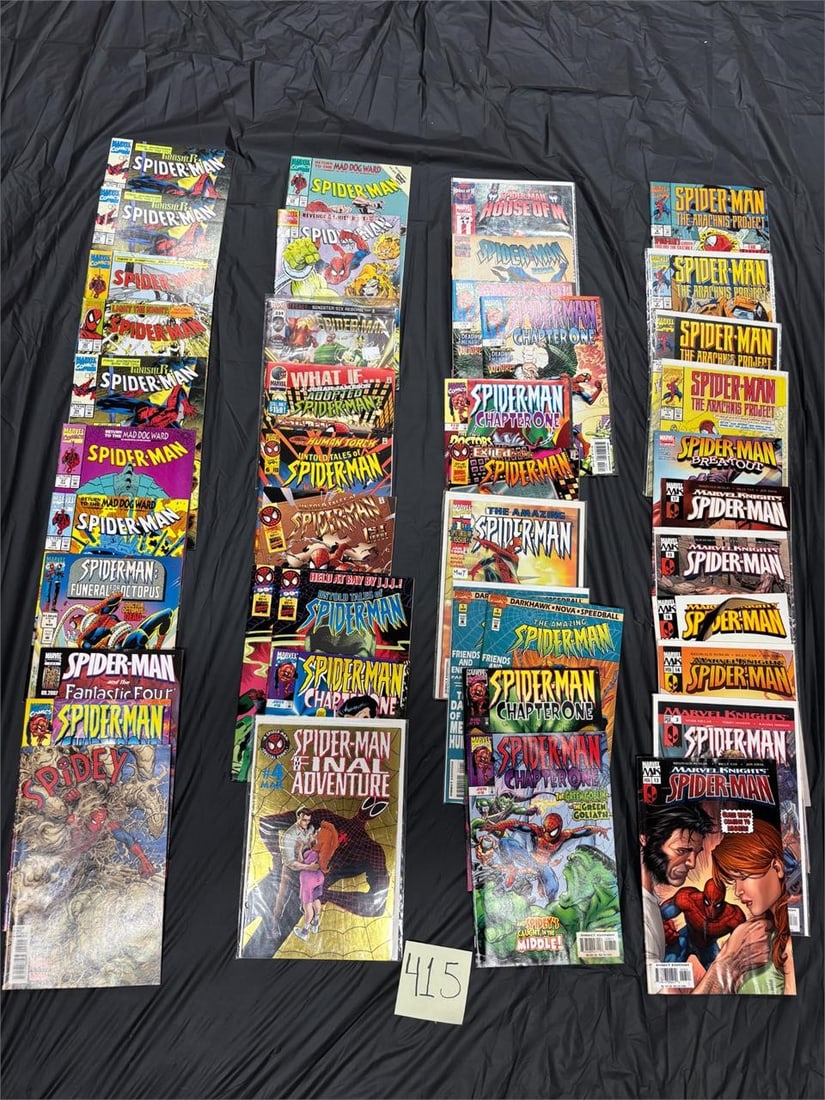 Misc. Spider-man Copper Age Marvel Comic Books (1 of 4)