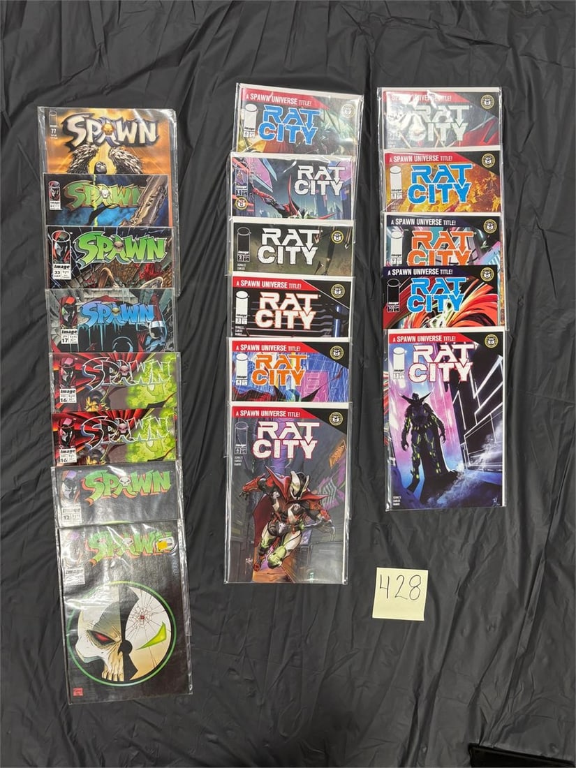 Spawn & Rat Ctty Image Comics Lot (1 of 4)
