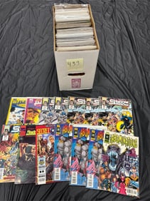 Short Box of Copper Age Marvel Comic Books