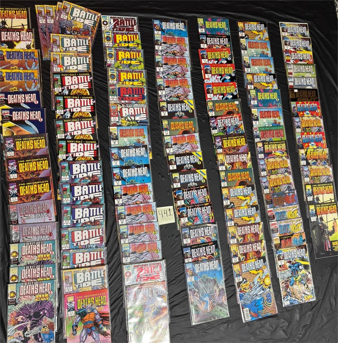 Huge Death's Head & Death's Head Related Comic Lot (1 of 4)