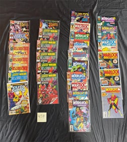 Large Warlock Marvel Copper Age Comic Book Lot