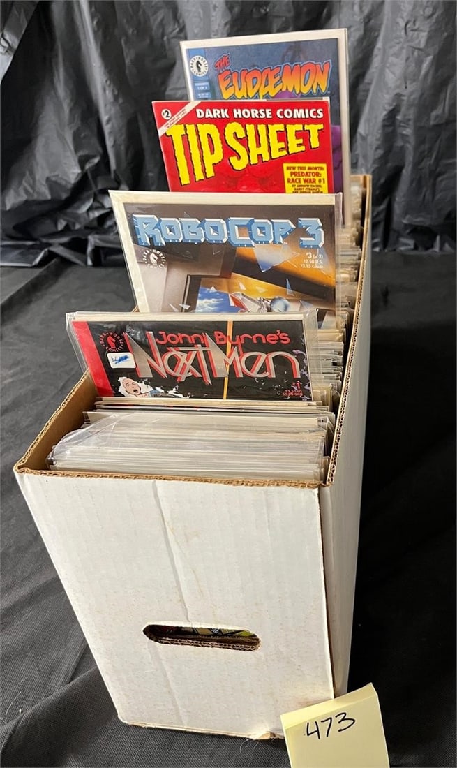 Comic Long Box of Dark Horse Comic Books (1 of 1)