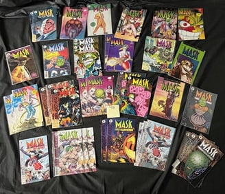 Large Dark Horse Comics Mask Titled Comic Books