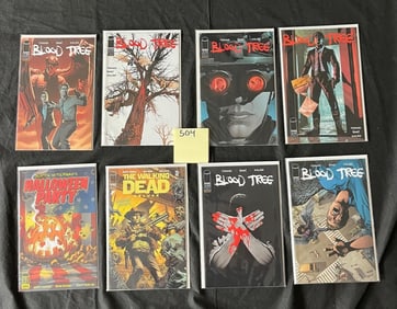 Walking Dead Deluxe 1 + Blood Tree, + Comics