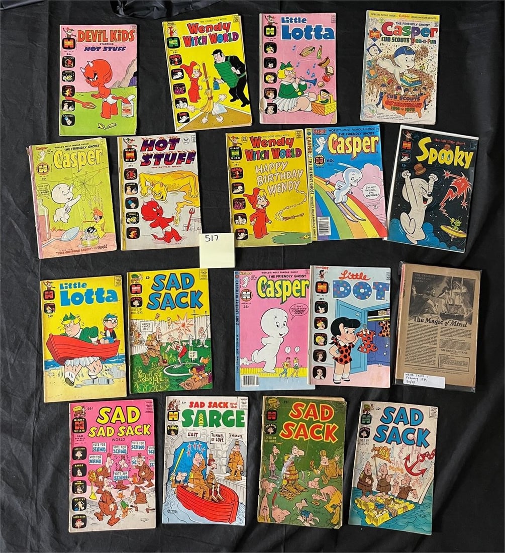 Large Harvey Comics Bronze Age Lot w/ Hot Stuff (1 of 4)
