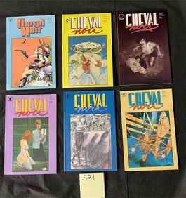 Cheval Noir Key Comic Lot w/ Dave Steven Cover
