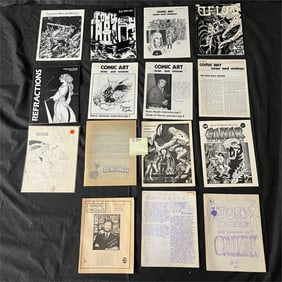 Ultra Rare Fanzines, Comic Art Digests W/ Canar