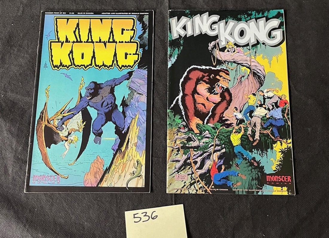 King Kong Monster Comic Publishing Lot (1 of 2)