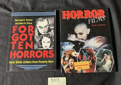 Forgotten Horror Movies & Horror Films HC Books