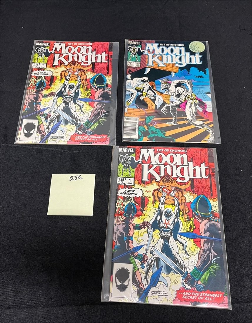 Moon Knight 1 X2 + #2 Marvel Comic Books (1 of 1)
