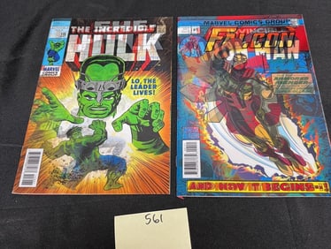She-Hulk & Falcon Lenticular Cover Comics