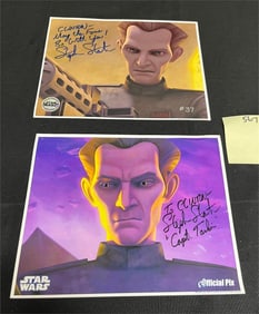 Stephen Stanton Signed Star Wars Animated Photos