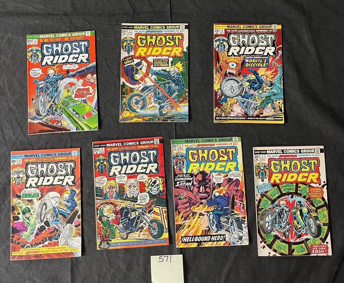 Ghost Rider Bronze Age Marvel Comics #4-10 (1 of 6)