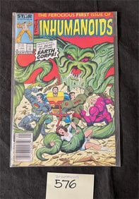 Inhumanoids 1 Marvel Copper Age Newsstand Edition
