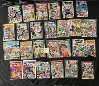 Marvel Saga Copper Age Comic Book Lot