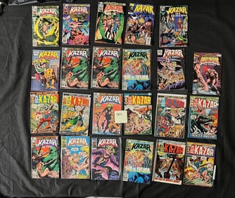 Kazar Marvel Bronze Age 1s & 2nd Series Comics
