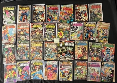 Large Dr. Strange Bronze Age Comic Lot