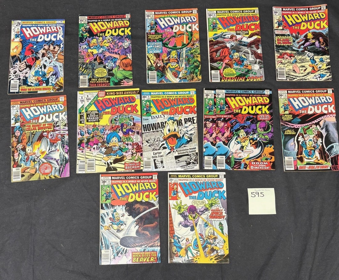 Howard the Duck Marvel Bronze Age Comic Books (1 of 2)