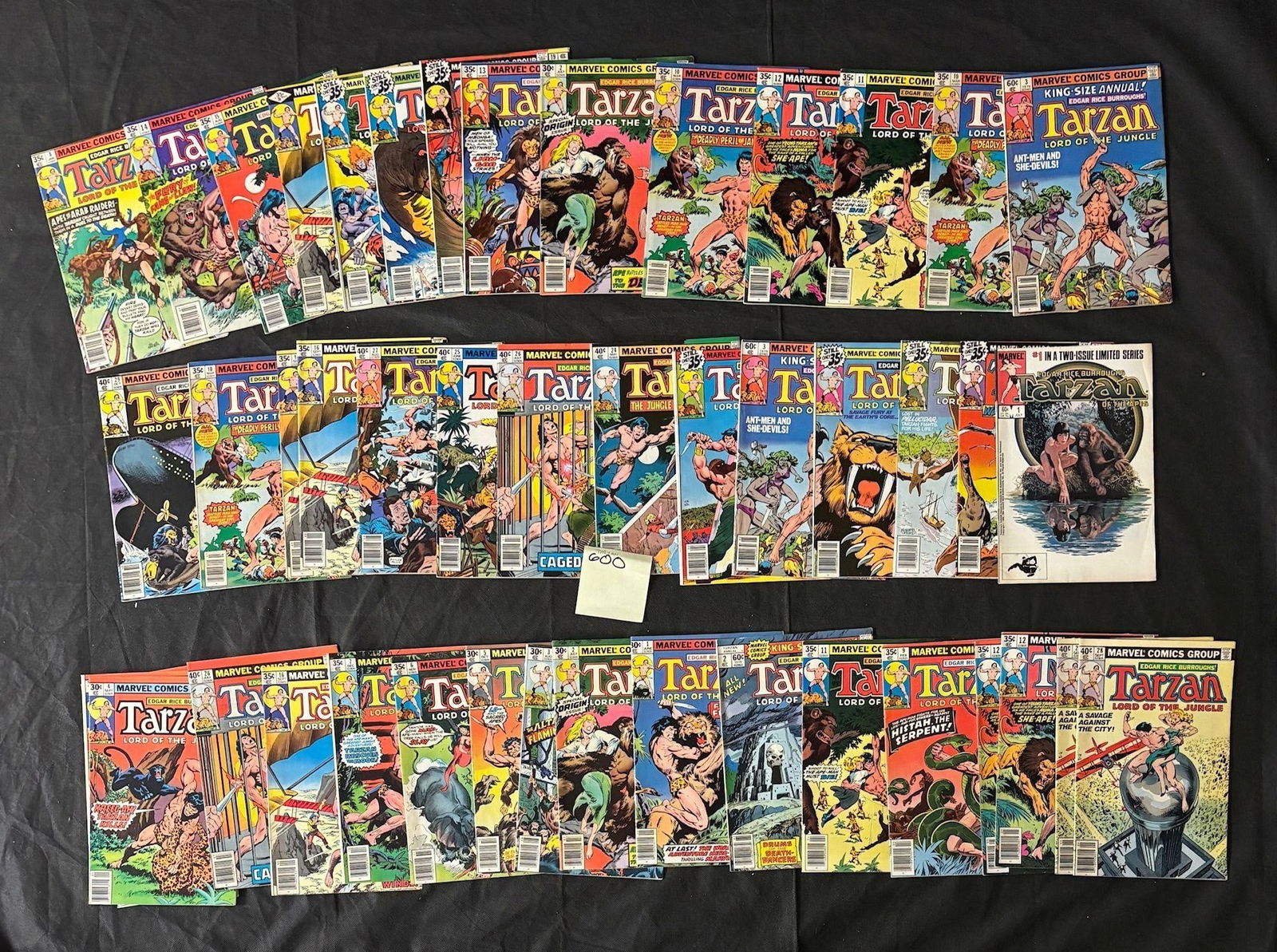 Tarzan Marvel Bronze Age Comic Book Lot w/ #1 (1 of 10)