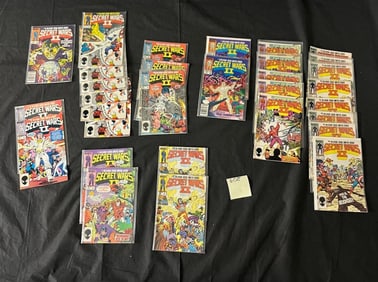 Secret Wars II Marvel Bronze Age Comic Book Lot