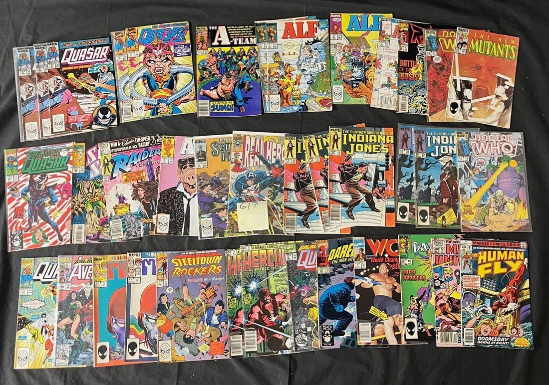 Marvel Bronze Age comics w/ Indiana Jones, Alf + (1 of 2)