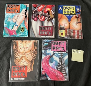 Brat Pack King Hell Comics 1-5 Full Run