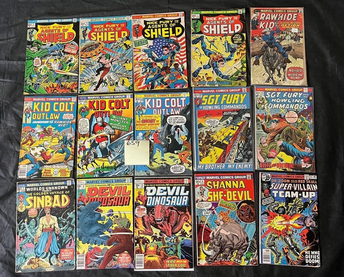 Marvel Bronze Age Comic Books w/ Devil Dinosaur + (1 of 2)