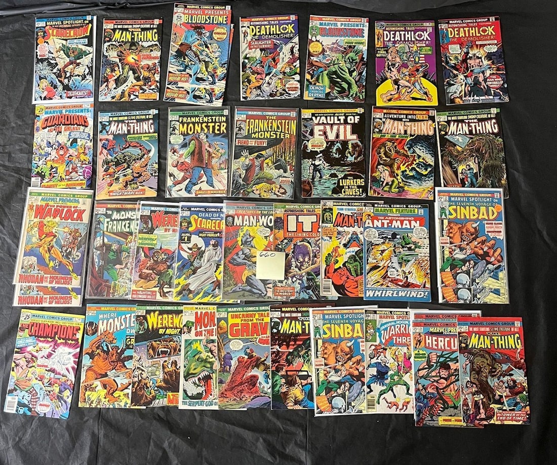 Large Marvel Bronze Age Horror Comic Book Lot (1 of 5)