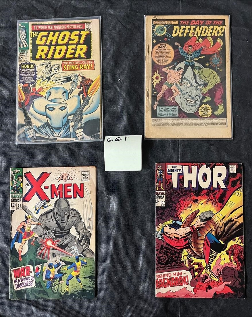 X-men 34 + Thor, Ghost Rider, Silver Age Comics (1 of 2)
