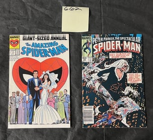 Amazing Spider-man Annual 21, & PP 90 Newsstand Ed