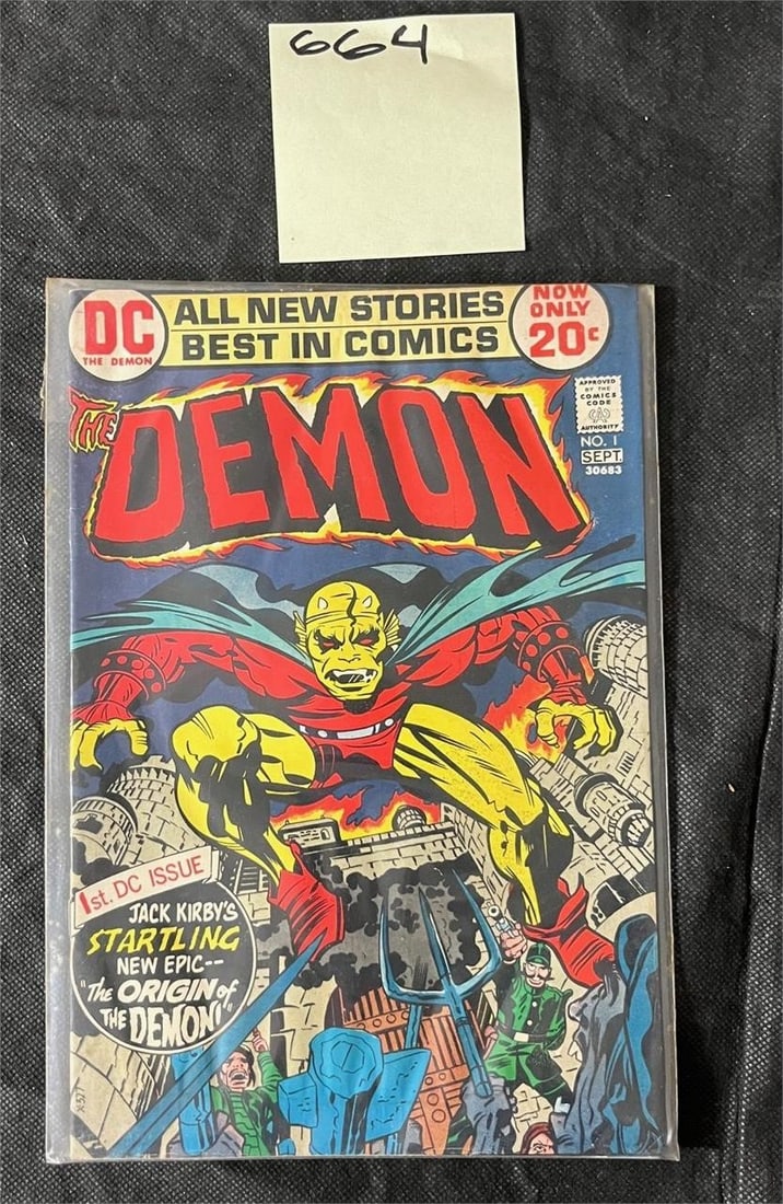 Demon 1 Jack Kirby DC Bronze Age Comic (1 of 2)
