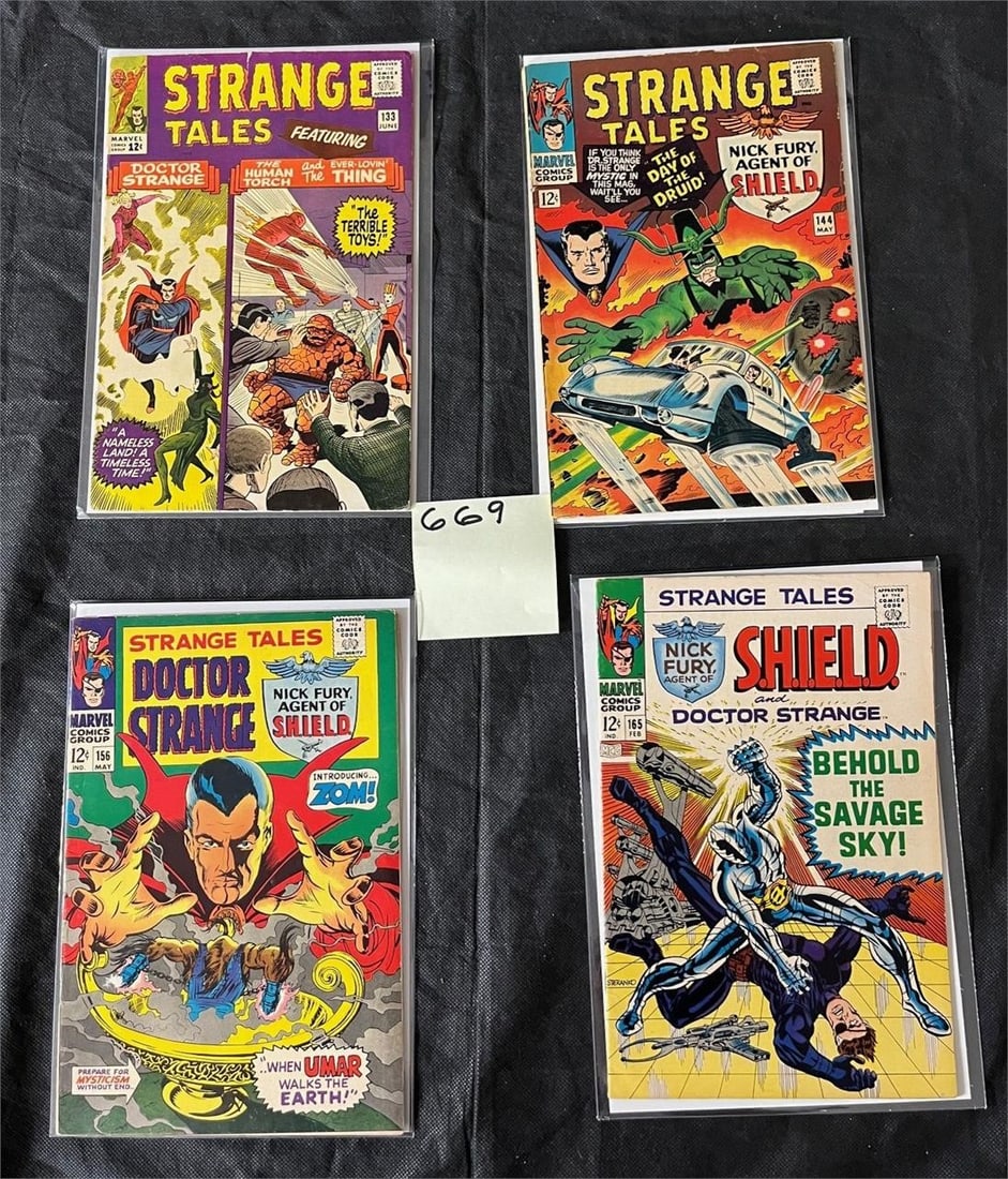 Strange Tales Marvel Silver Age Comic Books (1 of 2)