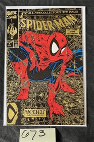Spider-man 1 Gold Variant Todd McFarlane Art