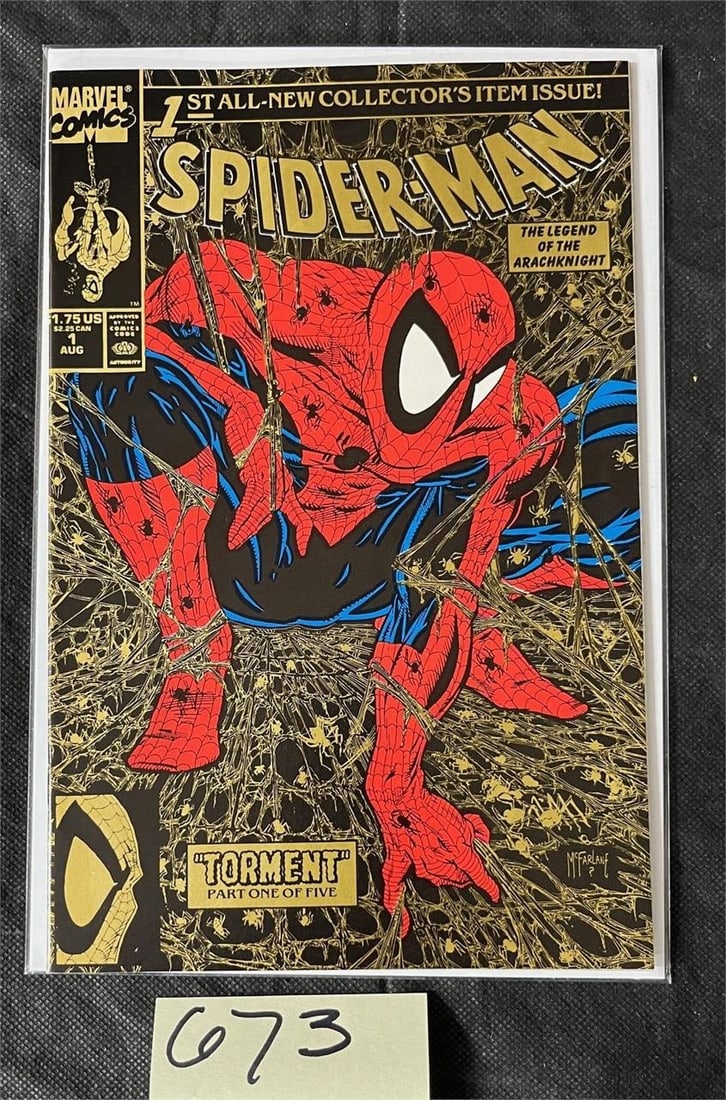 Spider-man 1 Gold Variant Todd McFarlane Art (1 of 2)