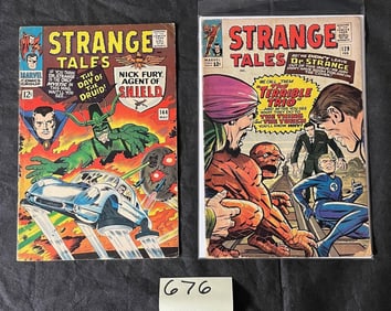 Strange Tales 129 & 144 Marvel Silver Age