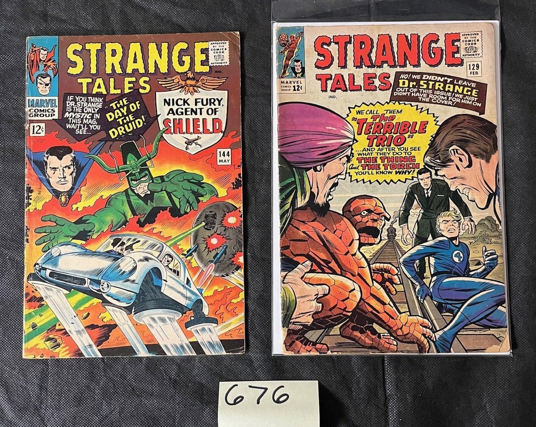 Strange Tales 129 & 144 Marvel Silver Age (1 of 2)