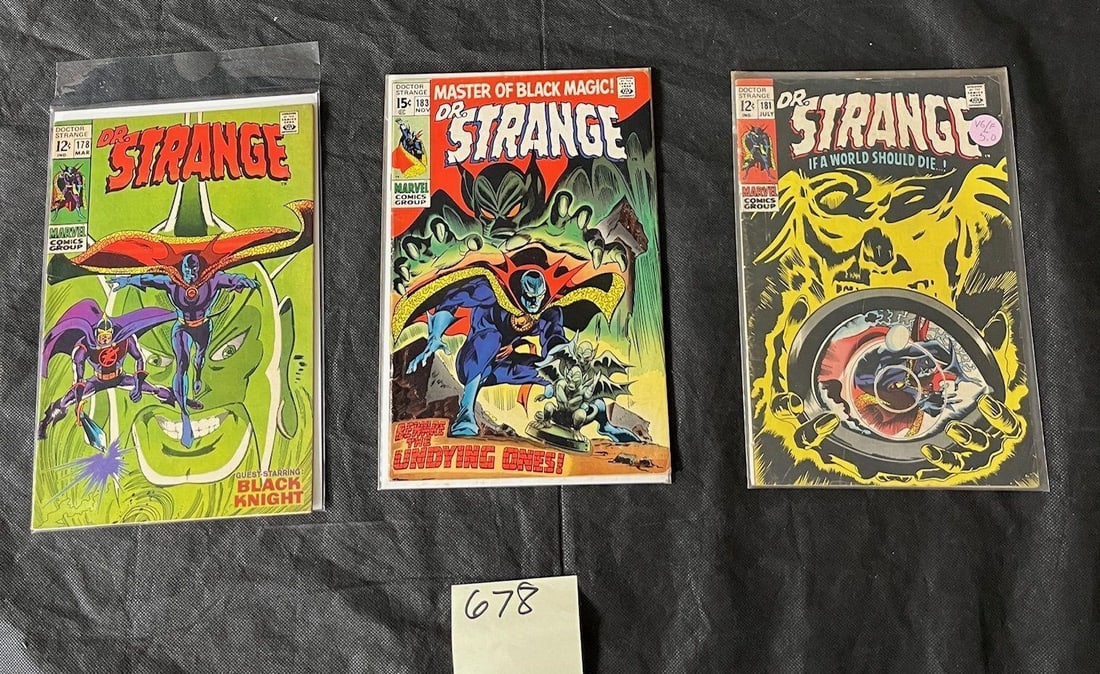 Dr. Strange 178, 181, 183 Marvel Silver Age Comics (1 of 2)