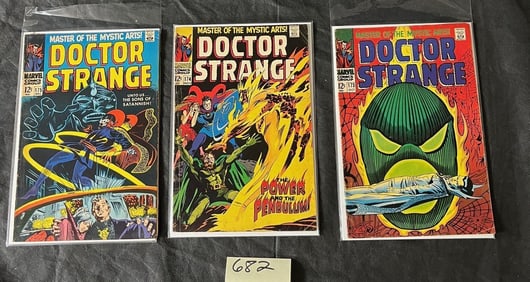 Doctor Strange 173, 174, & 175 Marvel Silver Age