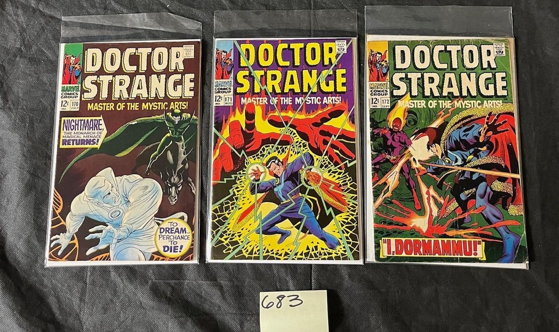 Doctor Strange 170, 171, & 172 Marvel Silver Age (1 of 2)