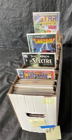 Long Box Full of DC Comic Books
