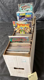 Long Box Full of DC Comic Books