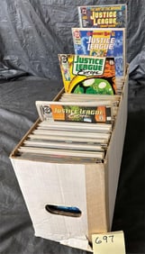 Long Box Full of DC Comics w/ Justice League