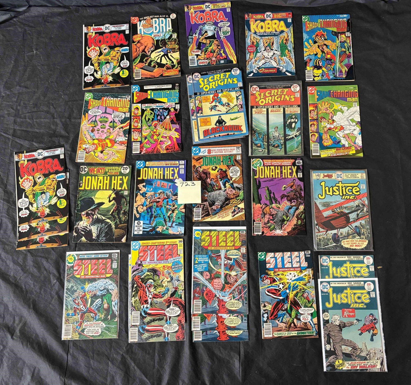 DC Bronze Age Comic Lot w/ Steel, & Kobra (1 of 5)