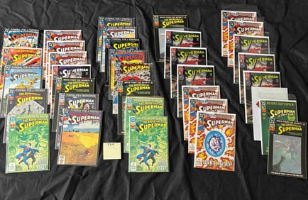 Superman Copper Age Death of Superman Comics